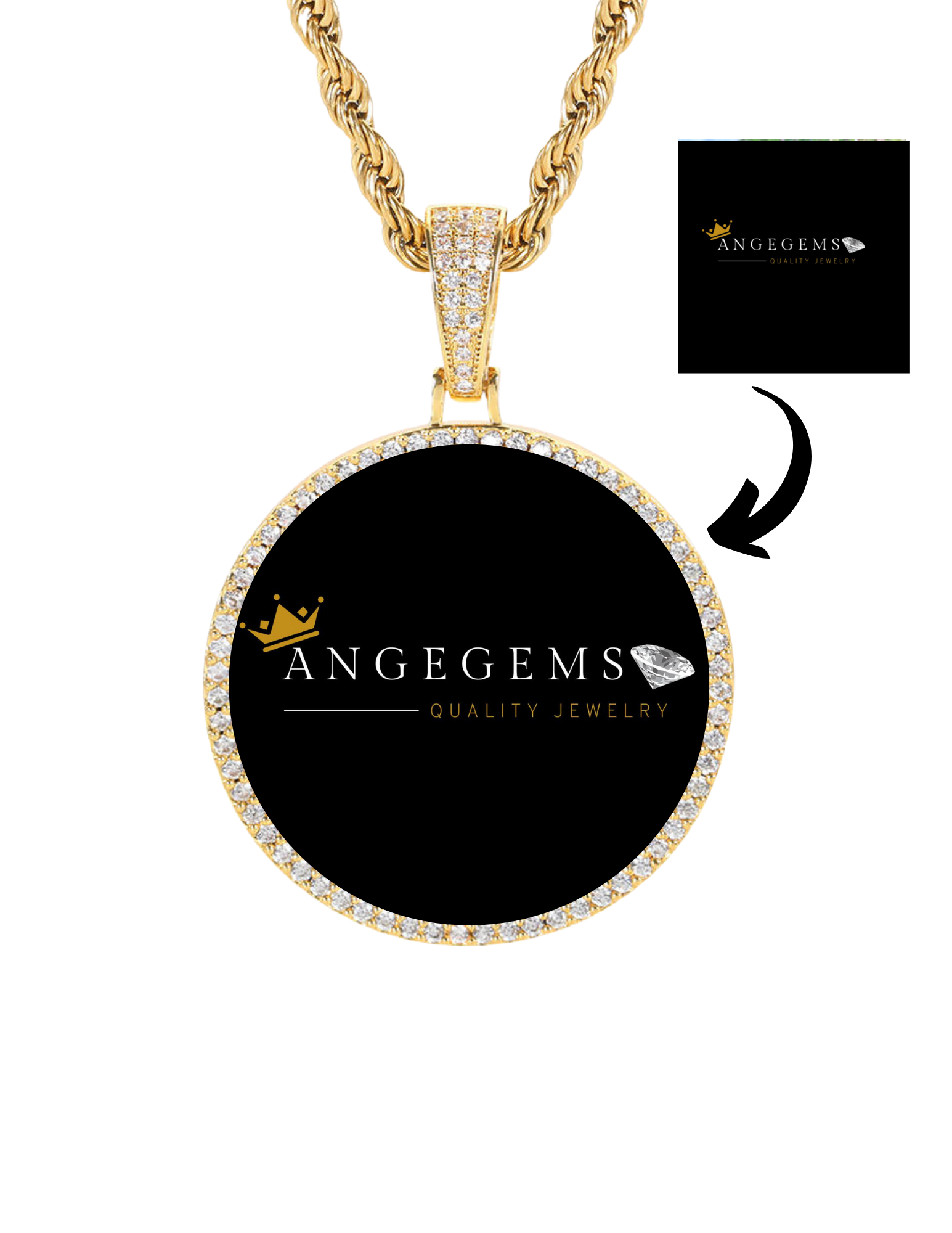 Custom Photo Pendant
