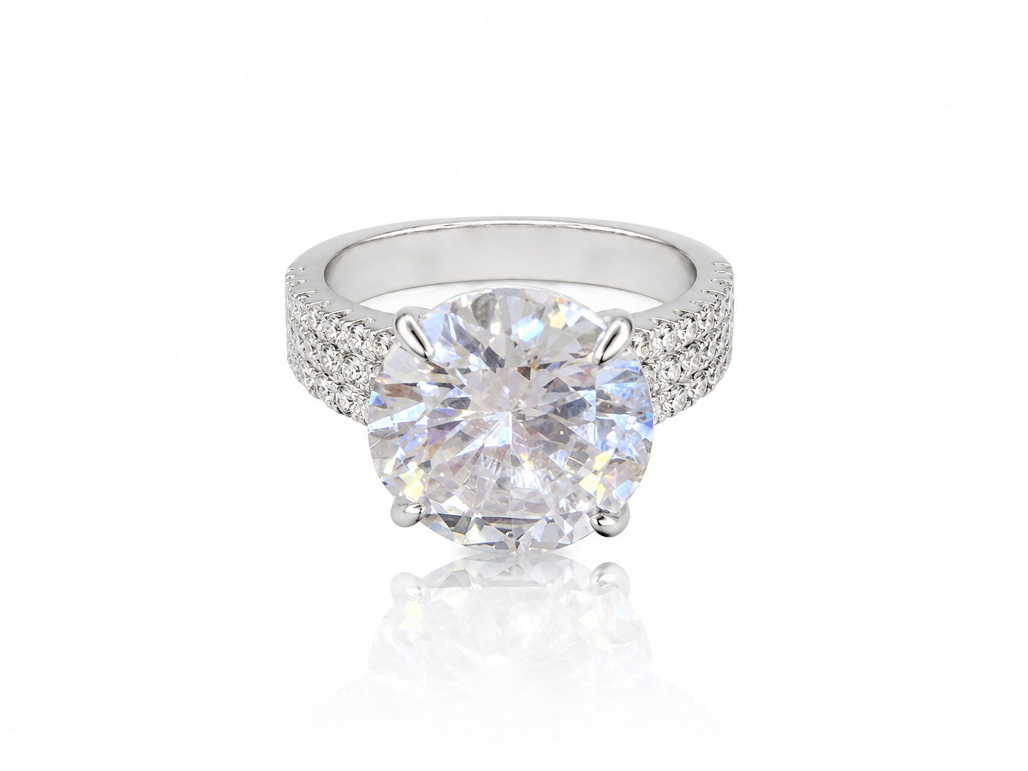 10ct Moissanite ring