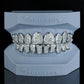 VVS Princess Cut Diamond Grillz – Invisible Setting (Sterling Silver)