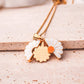 Daisy Hidden Message Engraved Necklace