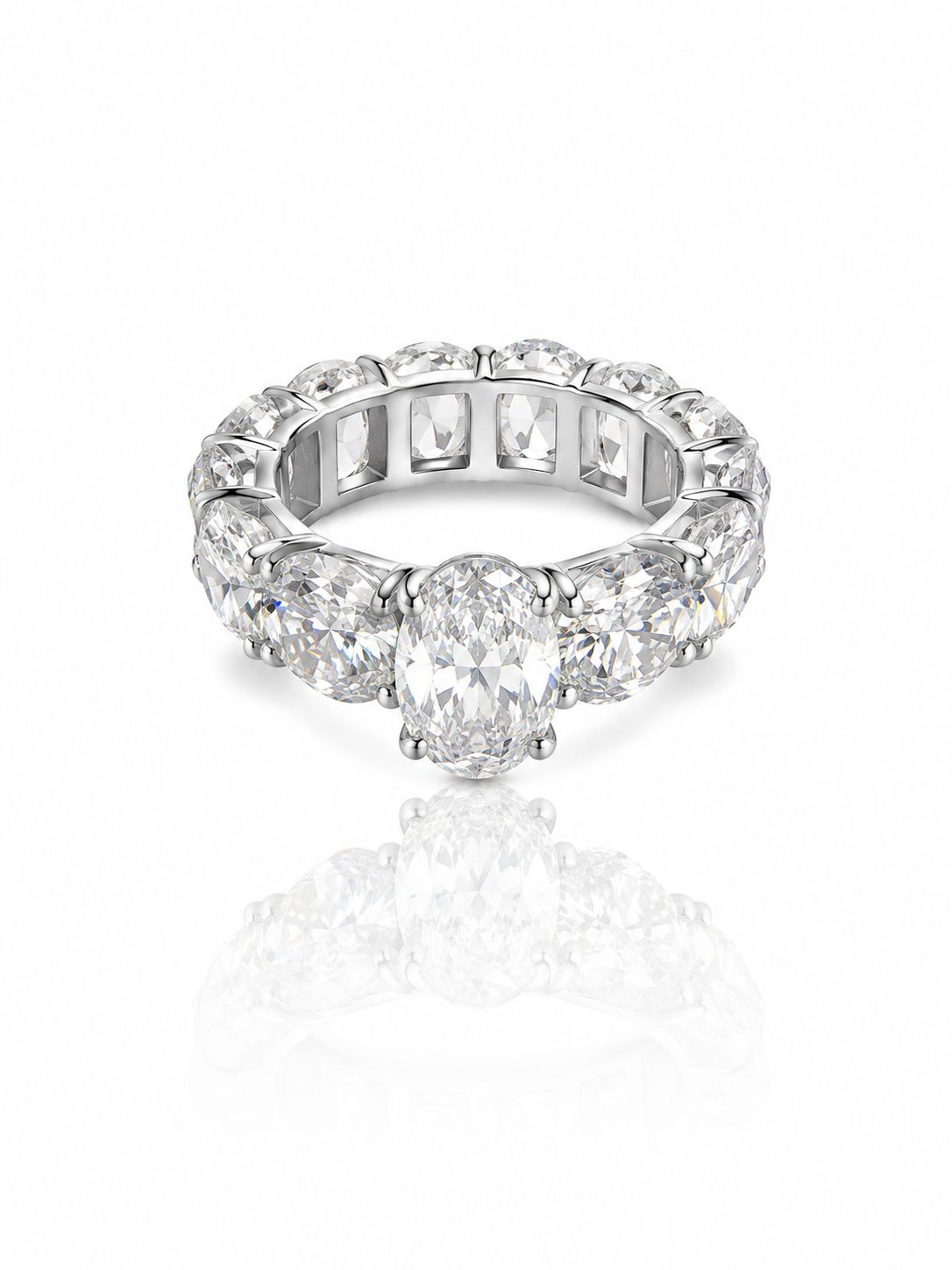 Custom Made by Angegems 30ct Oval Ring &amp; Band