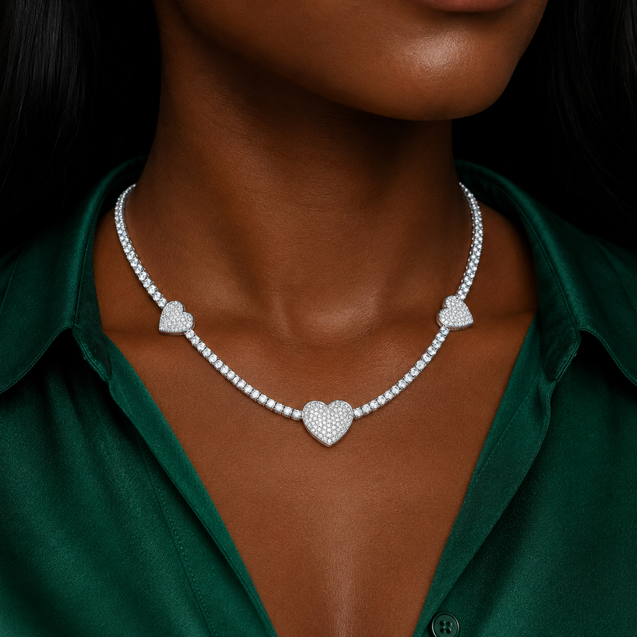 Heart of 3’s Custom Tennis Chain