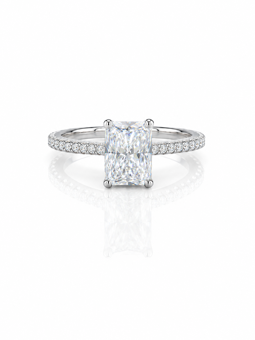 Classic Radiant Solitaire Ring