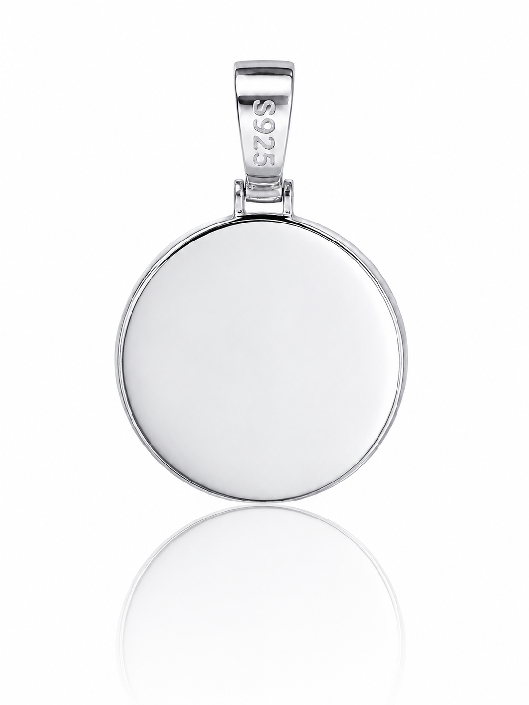 20mm Moissanite Picture Pendant