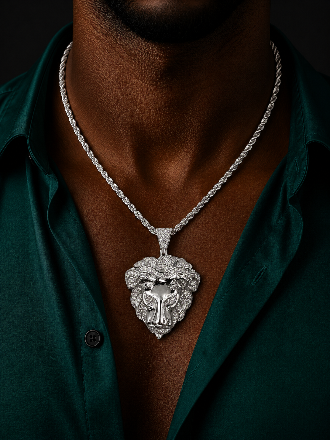 Diamond Lion Head
