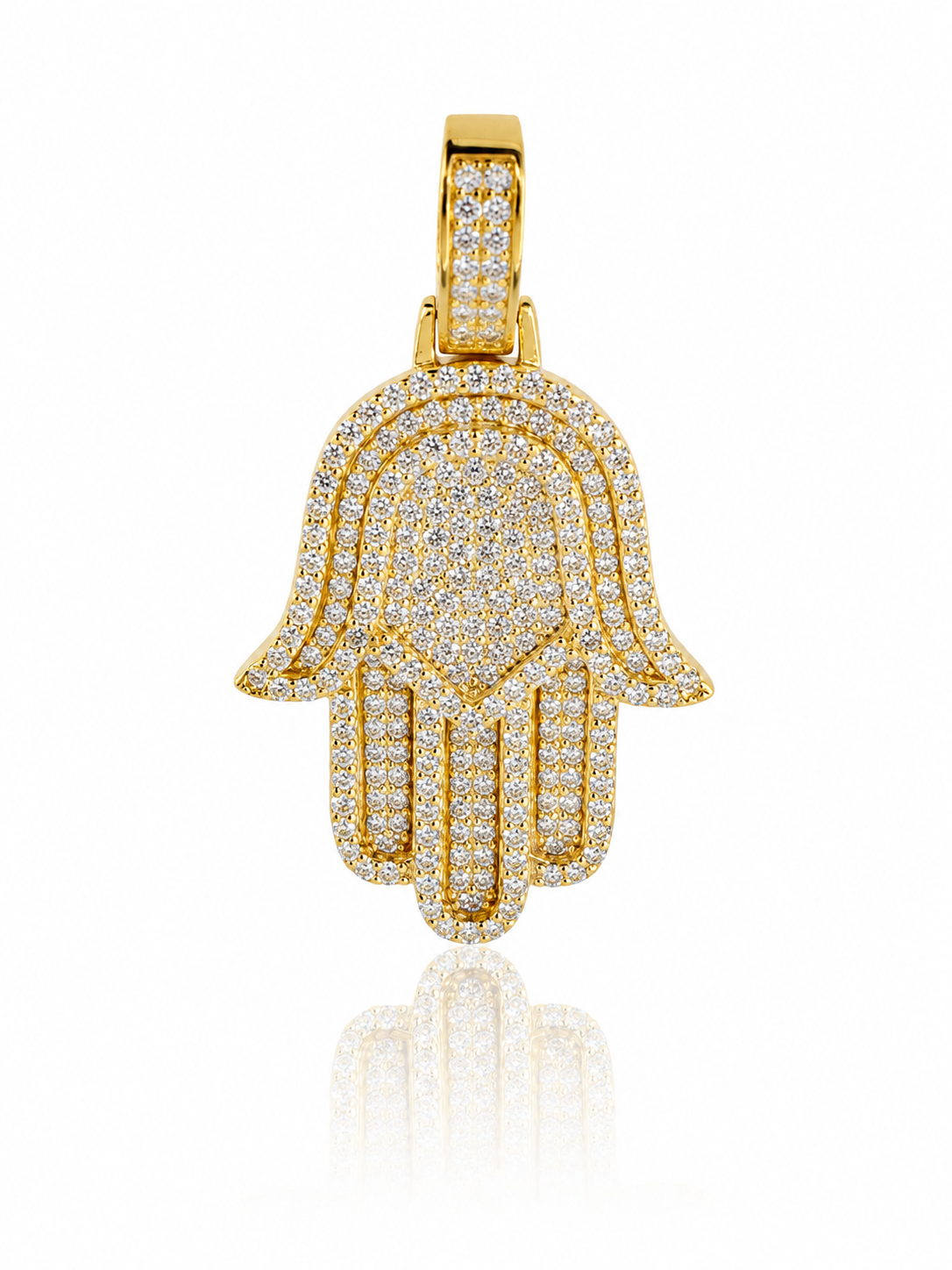 Hamsa Hand Moissanite