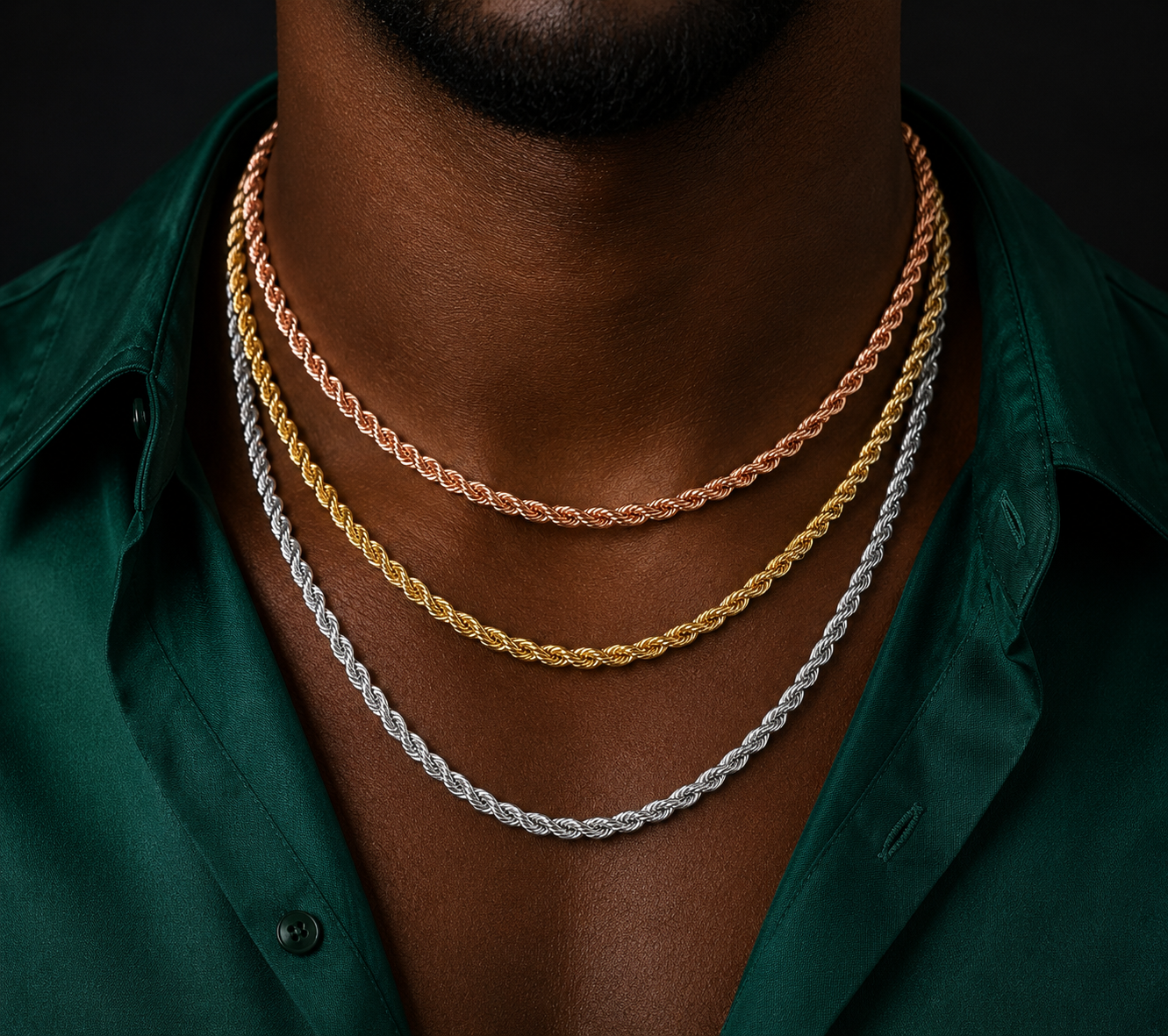3mm Stainless Steel Rope Chain