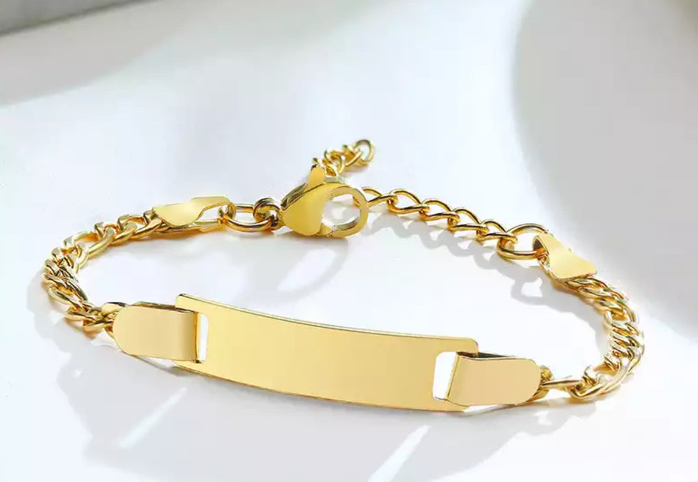 Adjustable Toddler Engraved Bracelet