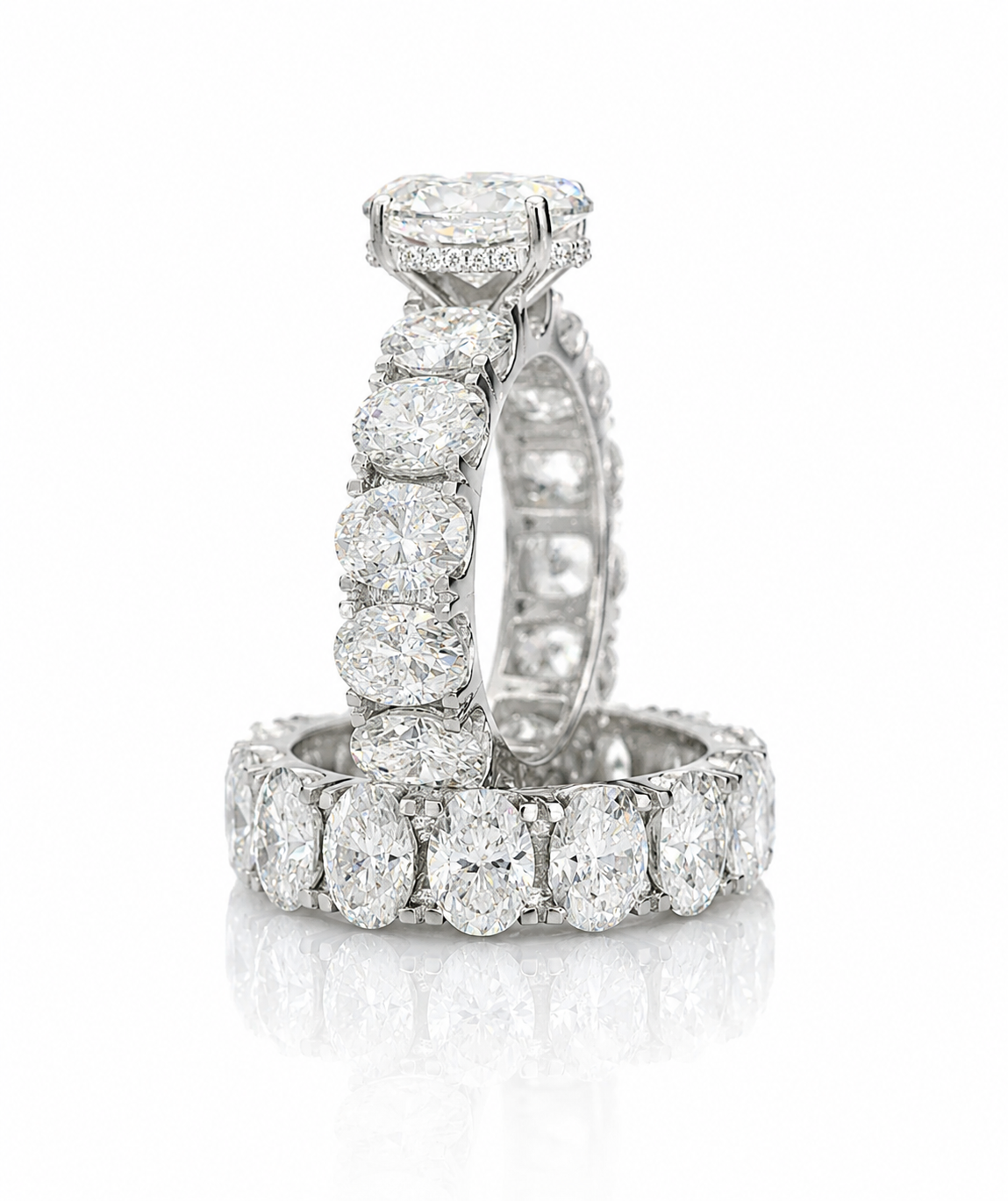 Custom Made by Angegems 30ct Oval Ring &amp; Band