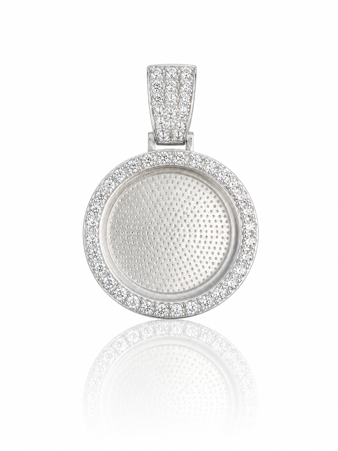 20mm Moissanite Picture Pendant
