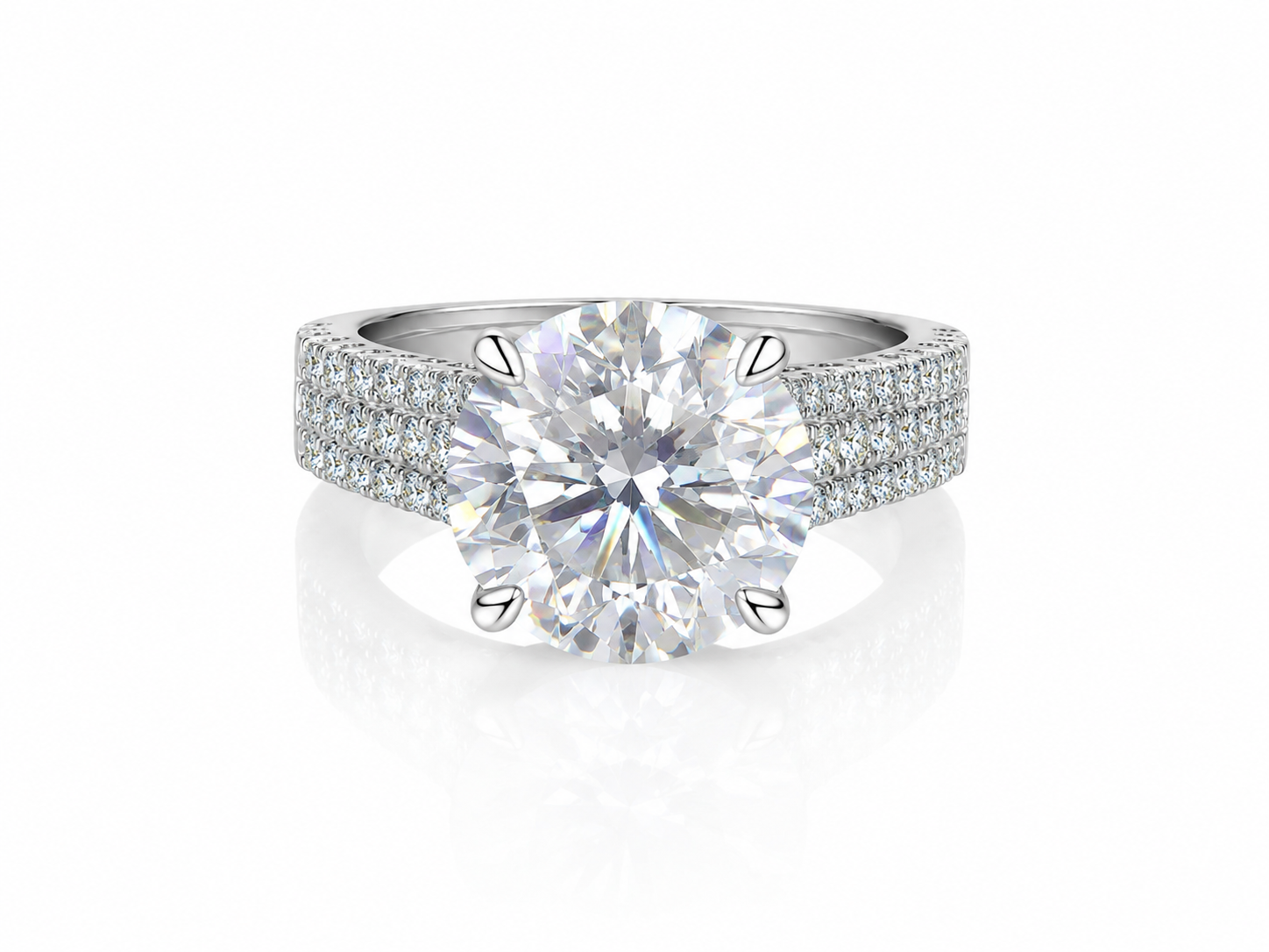 10ct Moissanite ring