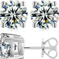 3mm 925 Sterling Silver Moissanite Earrings