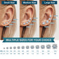 3mm 925 Sterling Silver Moissanite Earrings