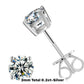 3mm 925 Sterling Silver Moissanite Earrings