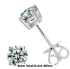 3mm 925 Sterling Silver Moissanite Earrings