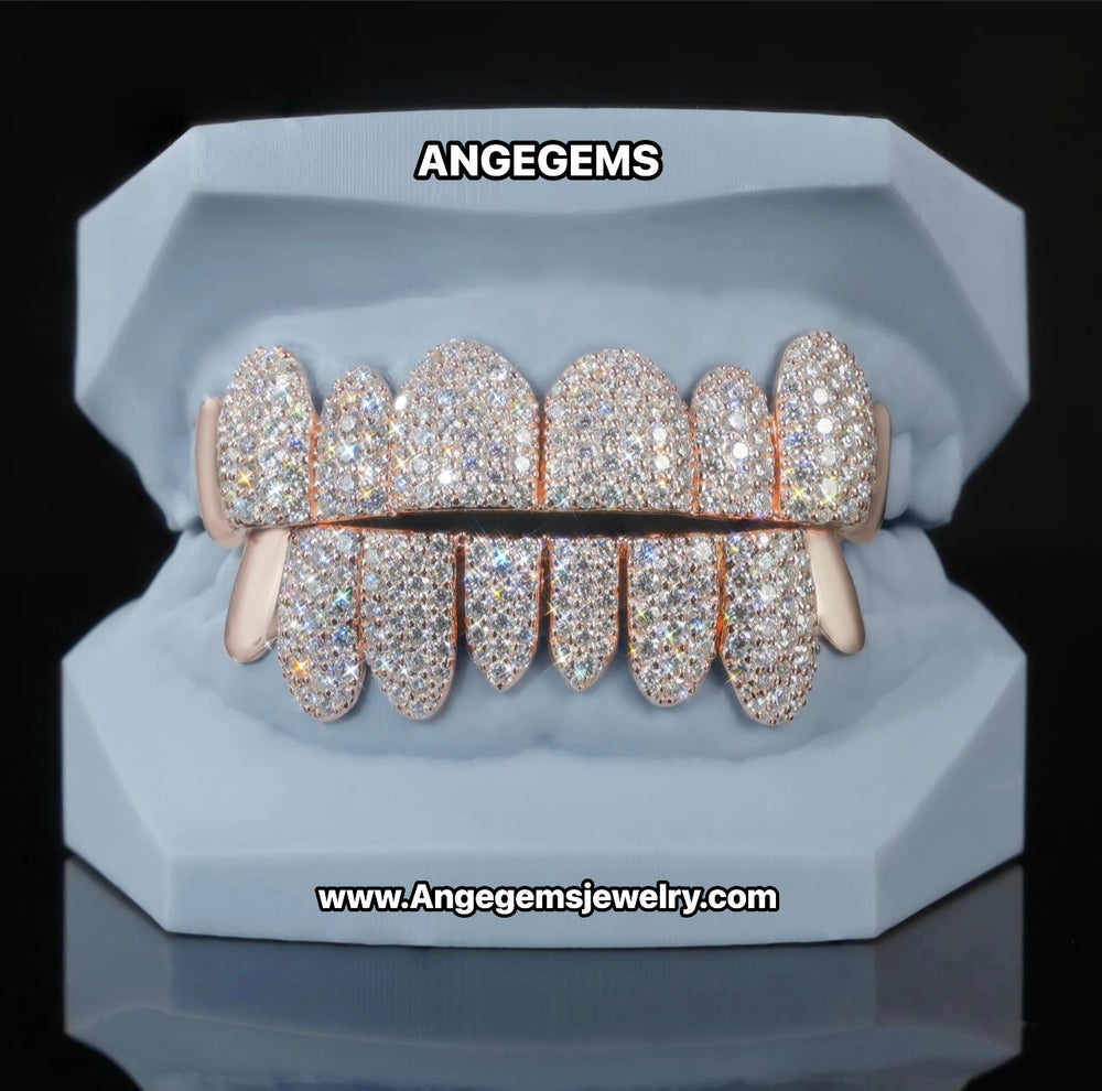 VVS MOISSANITE DIAMOND GRILLZ (ENDS CAPPED)
