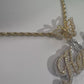 AngeGems Custom Bail VVS Moissanite Pendant (Sterling Silver)