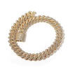 3 Rows Prong Cuban Link Chain