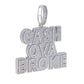 Baguette Cash Ova Broke Pendant