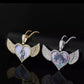 18k Plated Heart wing pendant