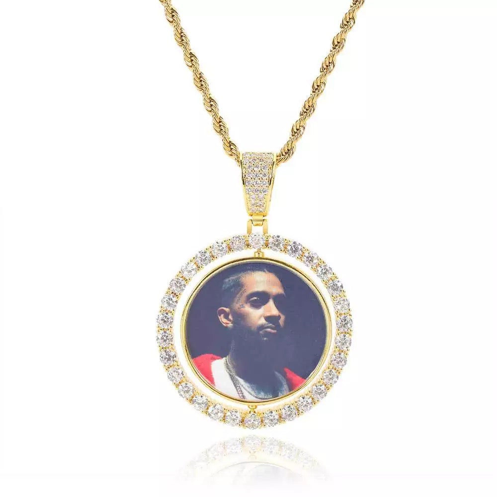 Double Sided Photo Pendant