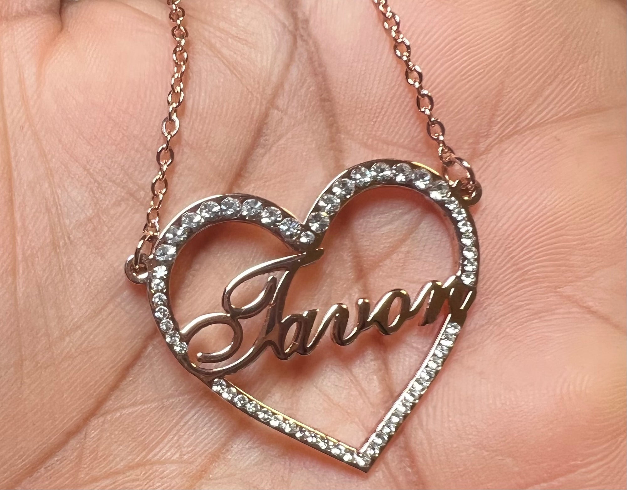Personalized Heart Iced