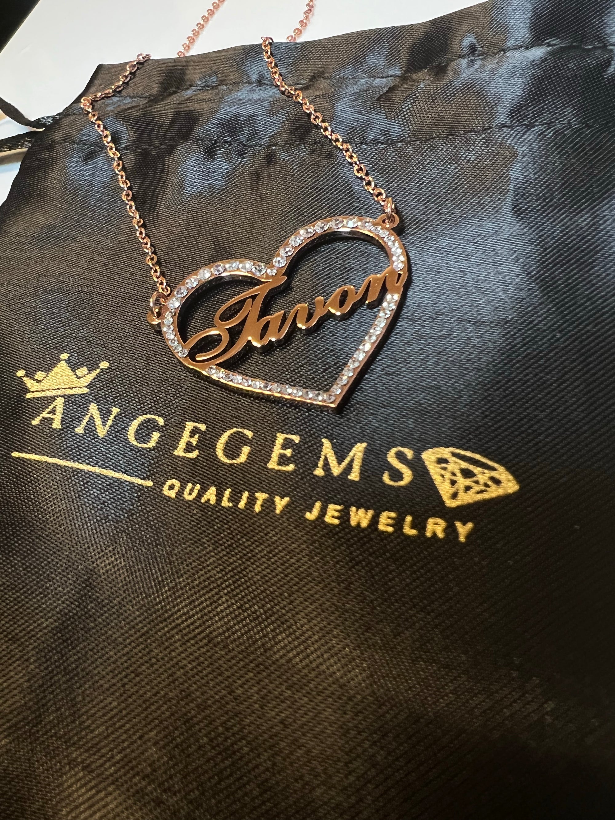 Personalized Heart Iced