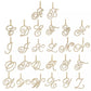 Large Script Initial Letter Pendant Custom Item