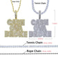 Baguette Cash Ova Broke Pendant