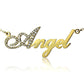 925 Sterling Silver Diamond Capital Letter