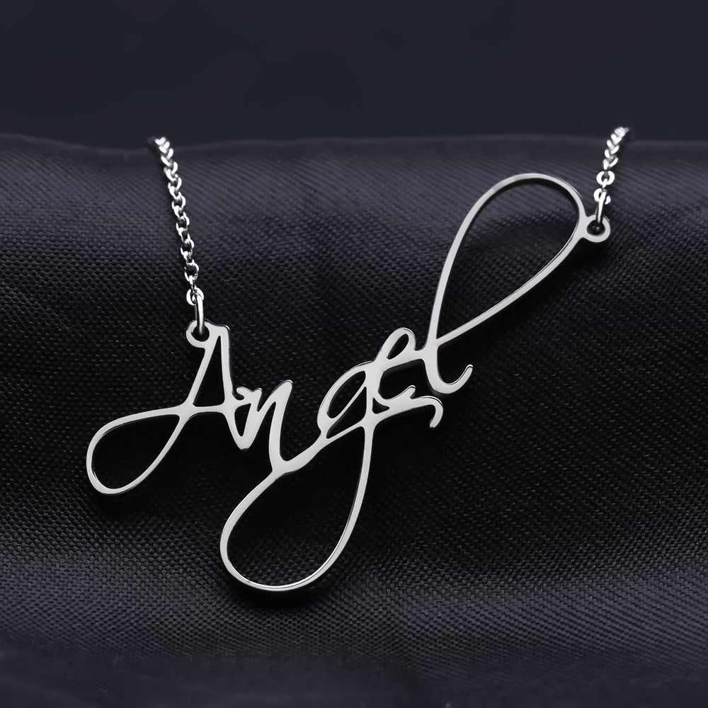 Personalized Cursive Nameplate