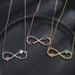 Birthstone Infinity Heart
