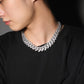 3 Rows Prong Cuban Link Chain