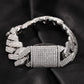 3 Rows Prong Cuban Link Chain